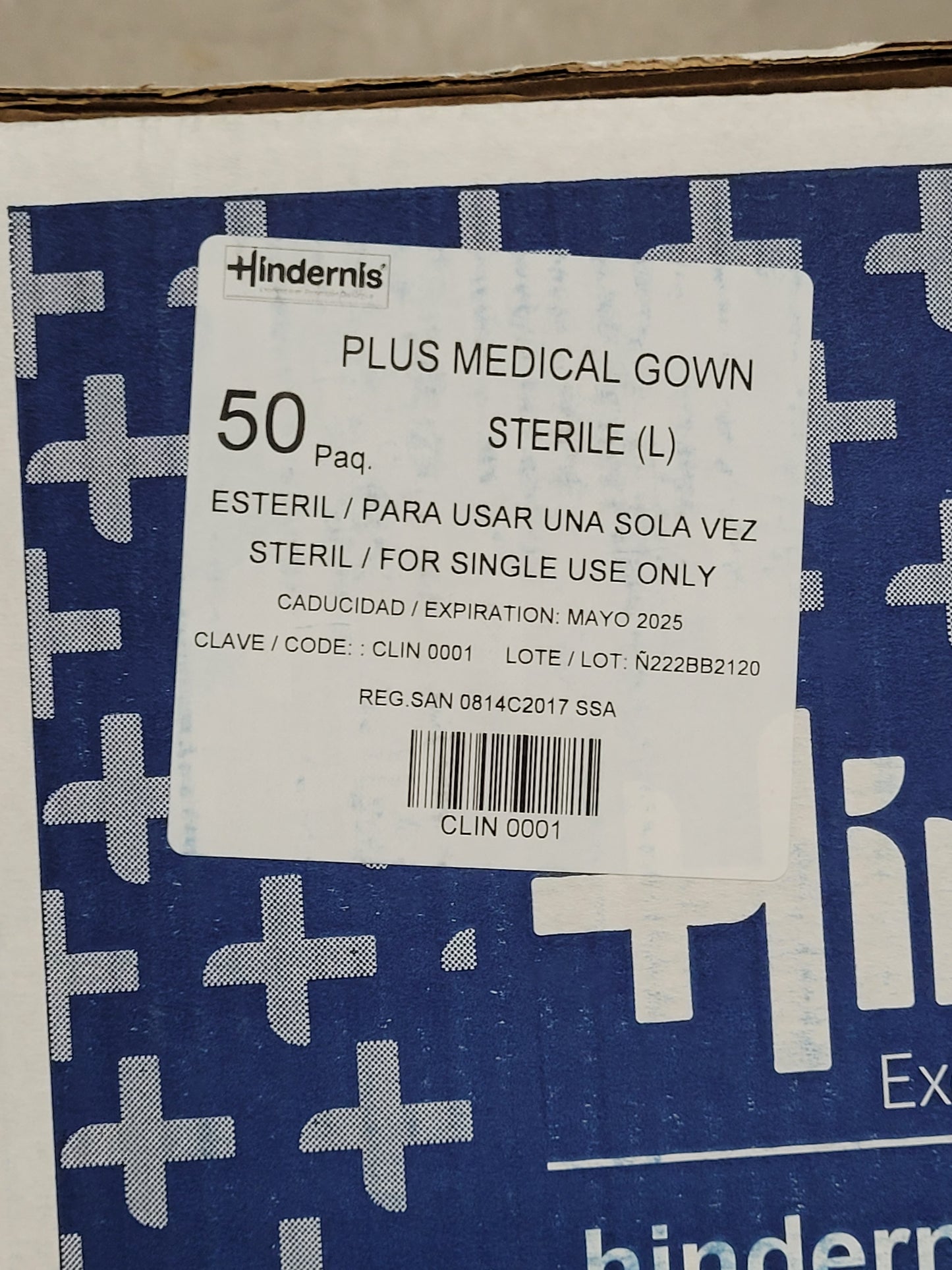 Hindernis Plus Surgical Gown - AAMI Level 3 - Gamma Sterilized